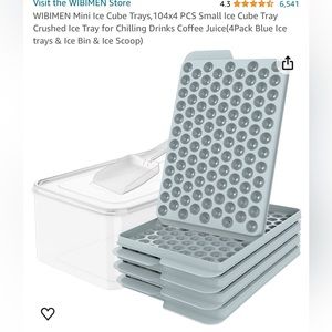 Mini ice cube trays‎